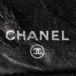 CHANEL Matelasse Long Wallet A35304 Black Lambskin Women's