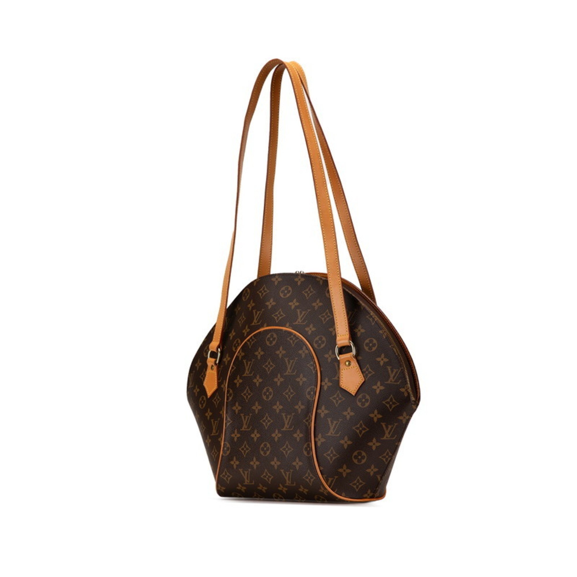 Louis Vuitton Monogram Ellipse Tote Bag Shoulder M51128 Brown PVC Leather Women's LOUIS VUITTON