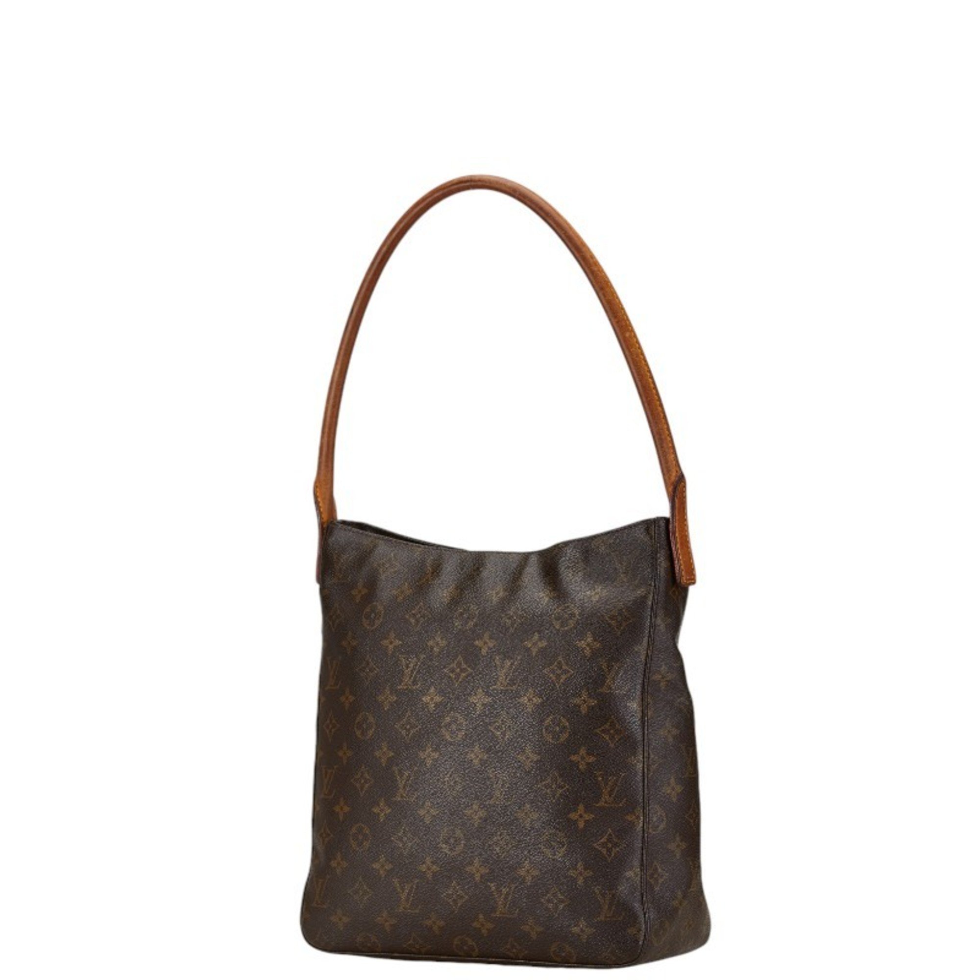 Louis Vuitton Monogram Looping GM Shoulder Bag M51145 Brown PVC Leather Women's LOUIS VUITTON