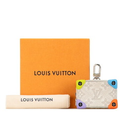 Louis Vuitton Monogram Taurillon Climbing Bag Charm Pouch MP3383 Green Grey Leather Women's LOUIS VUITTON