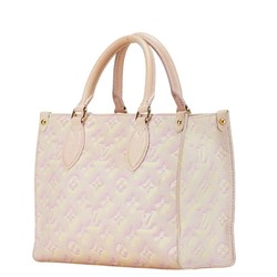 Louis Vuitton Monogram Empreinte On the Go PM Handbag Shoulder Bag M46168 Light Pink Yellow Leather Women's LOUIS VUITTON