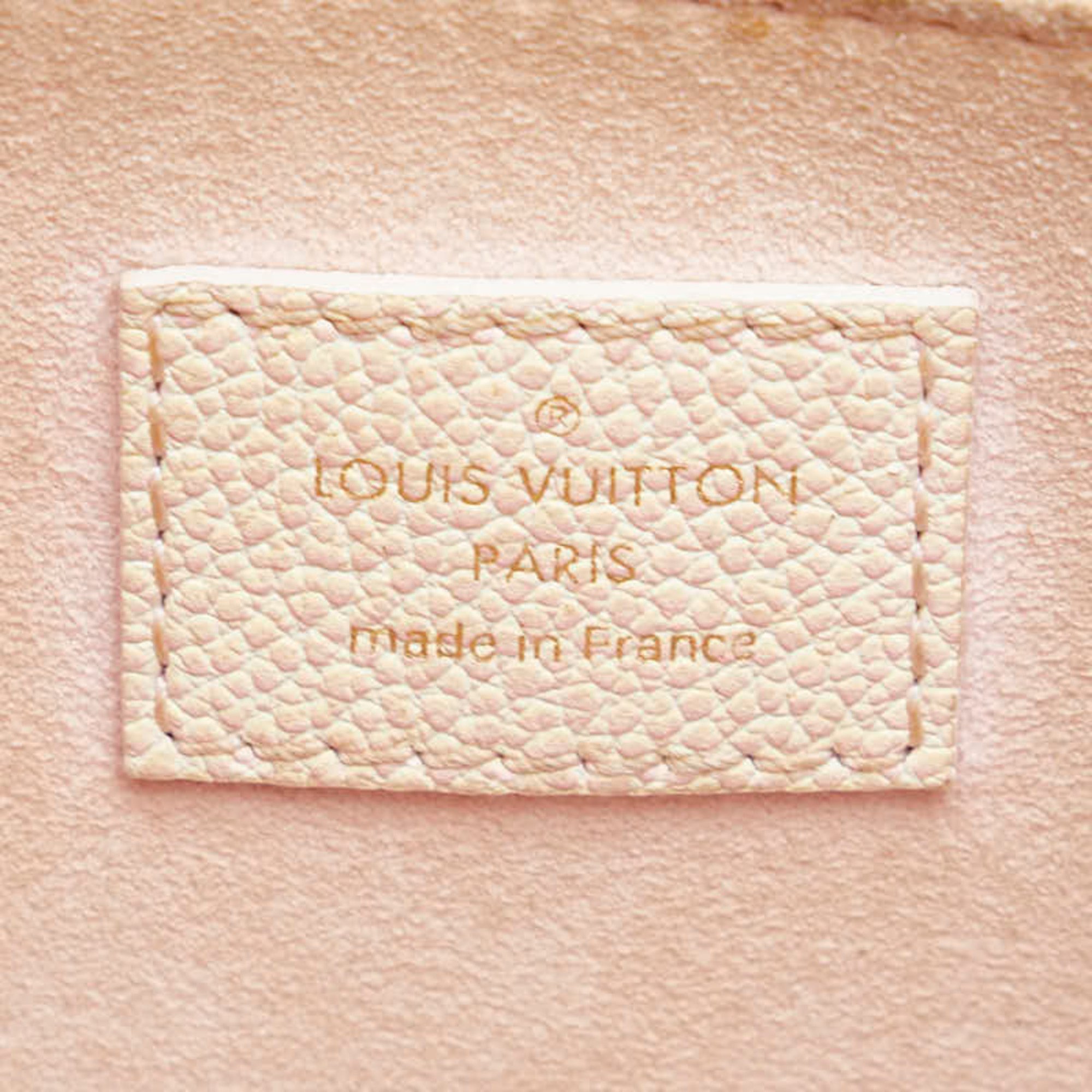 Louis Vuitton Monogram Empreinte On the Go PM Handbag Shoulder Bag M46168 Light Pink Yellow Leather Women's LOUIS VUITTON