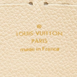 Louis Vuitton Monogram Empreinte Zippy Wallet Round Long M60546 Neige White Leather Women's LOUIS VUITTON