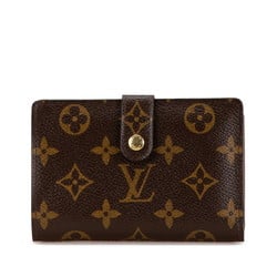 Louis Vuitton Monogram Viennese Bi-fold Wallet M61663 Brown PVC Leather Women's LOUIS VUITTON