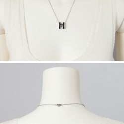 Hermes Pop H Necklace Black