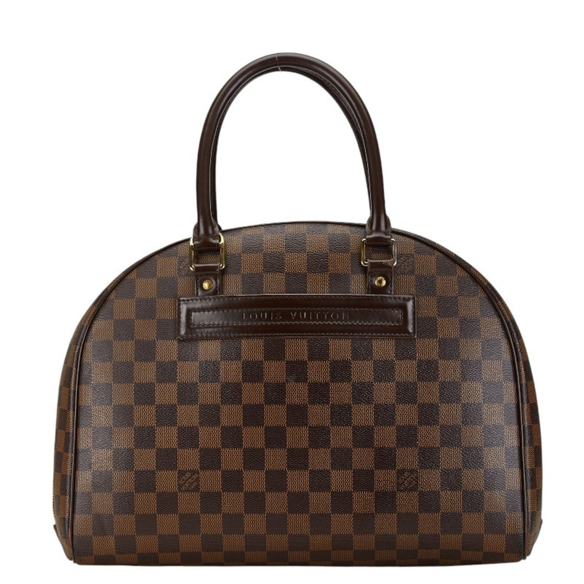 Louis Vuitton Damier Nolita Handbag N41455 Brown PVC Leather Women's LOUIS VUITTON