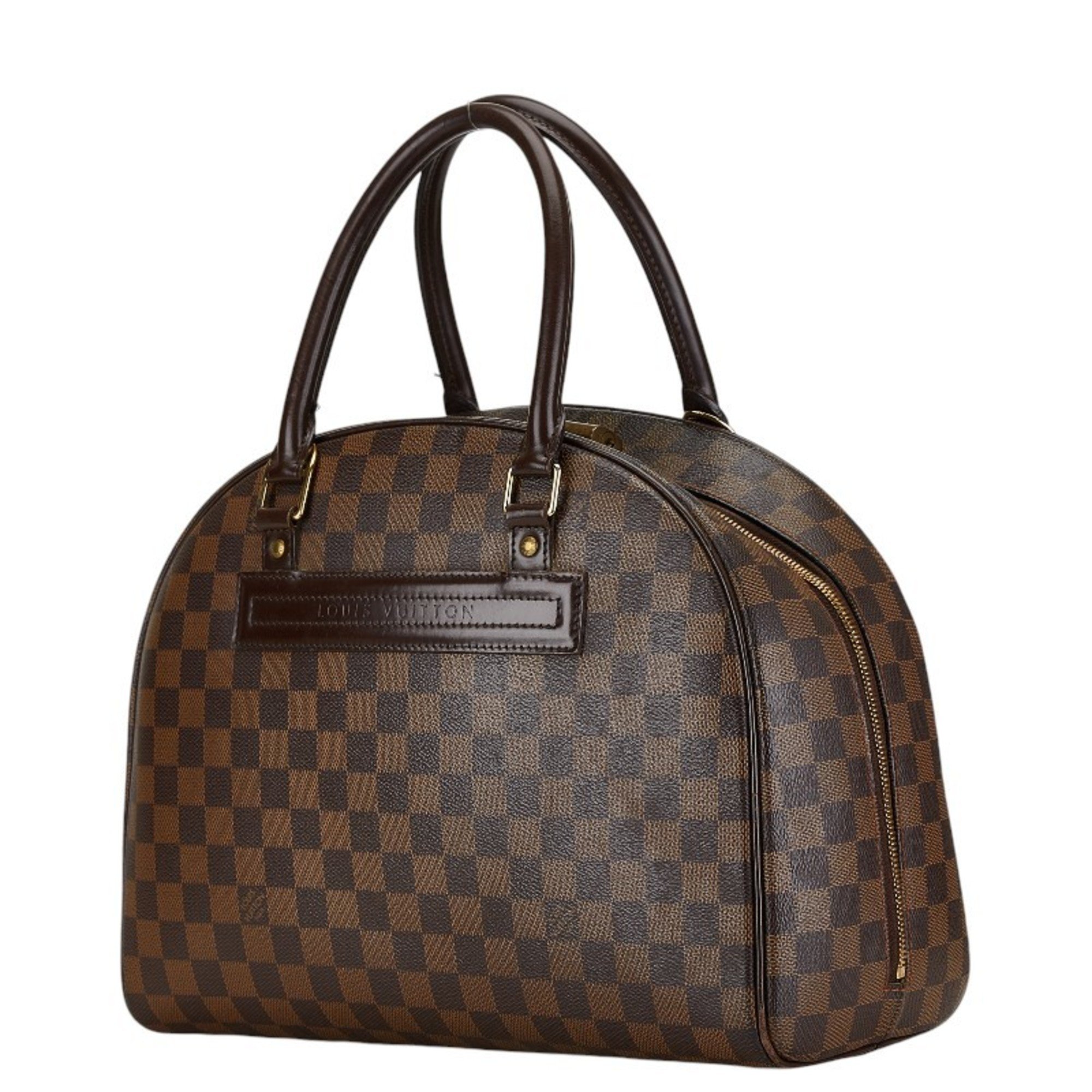 Louis Vuitton Damier Nolita Handbag N41455 Brown PVC Leather Women's LOUIS VUITTON