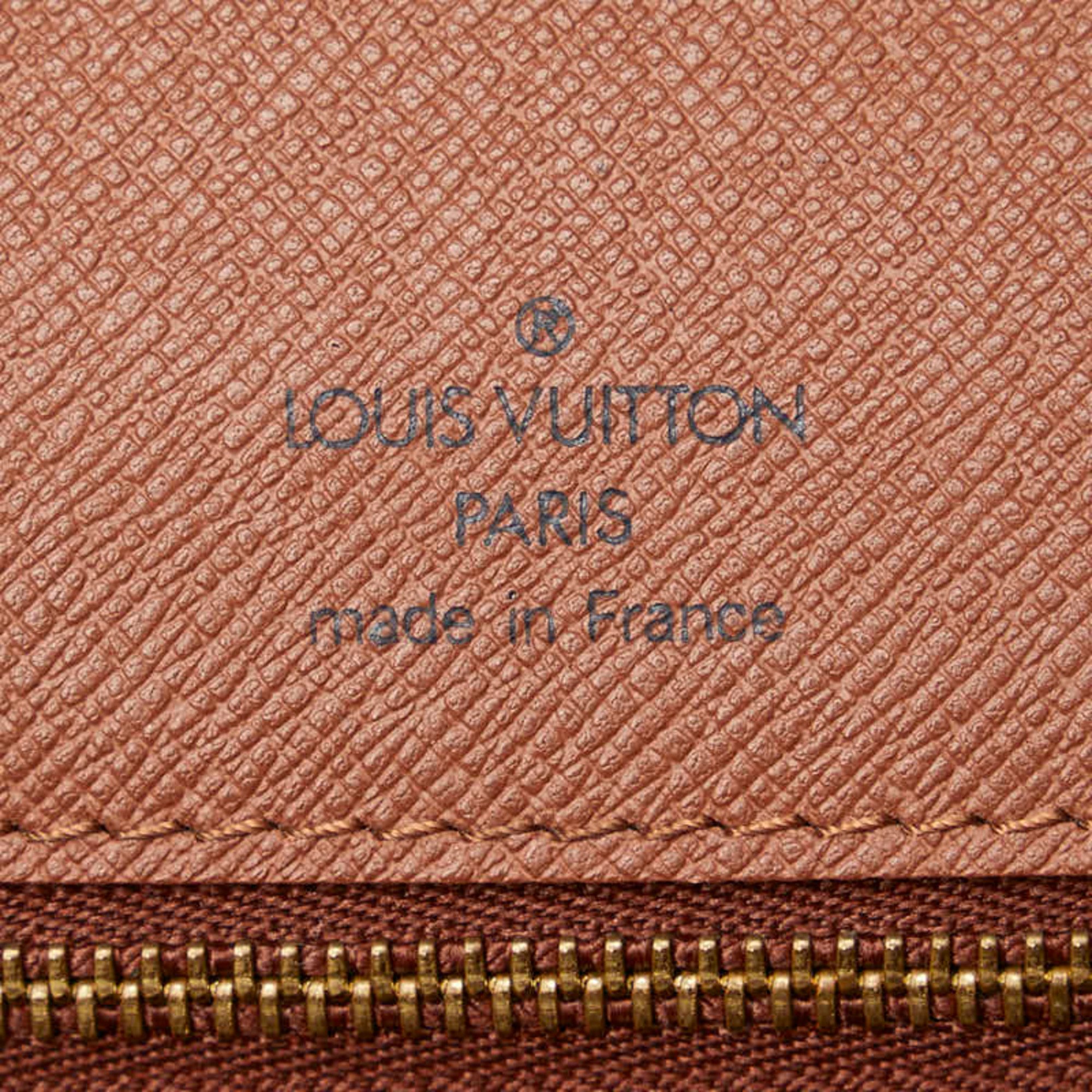 Louis Vuitton Monogram Montsouris 28 Handbag Shoulder Bag M51185 Brown PVC Leather Women's LOUIS VUITTON