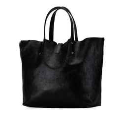 Tiffany reversible handbag tote bag black leather ladies TIFFANY&Co.