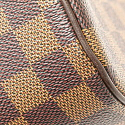 Louis Vuitton Damier Rivera MM Handbag Boston Bag N41434 Brown PVC Leather Women's LOUIS VUITTON