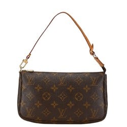 Louis Vuitton Monogram Pochette Accessory Pouch Handbag M51980 Brown PVC Leather Women's LOUIS VUITTON