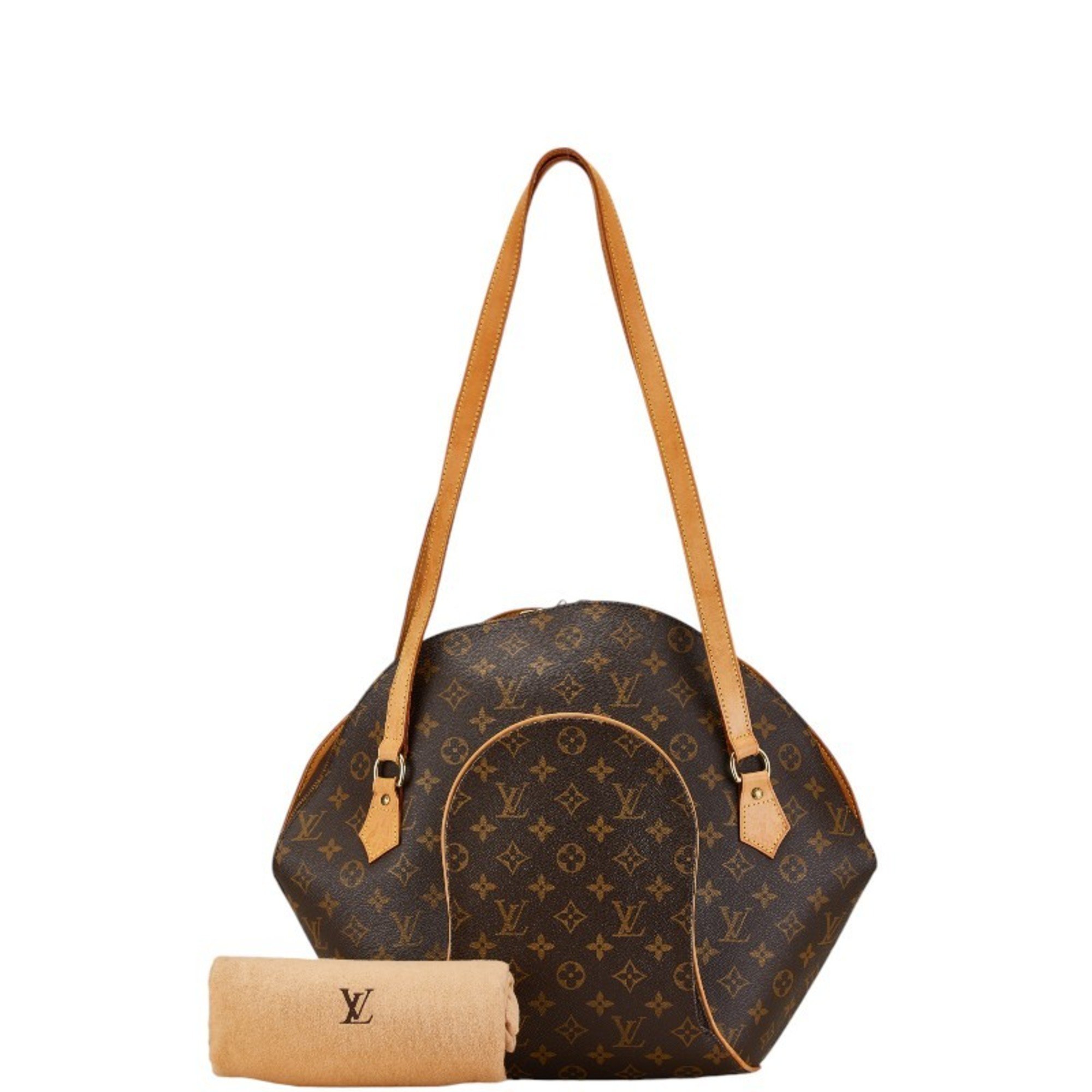 Louis Vuitton Monogram Ellipse Shoulder Bag M51128 Brown PVC Leather Women's LOUIS VUITTON