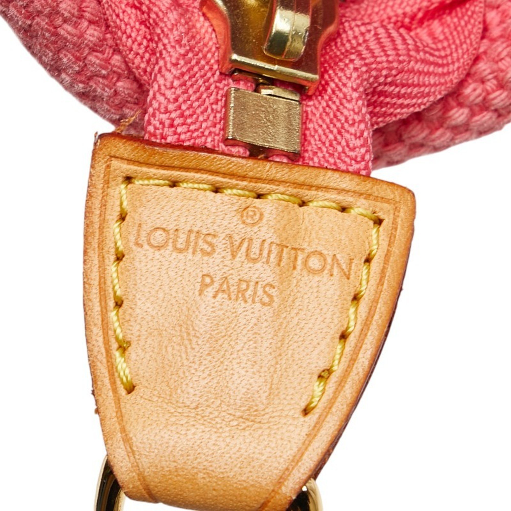 Louis Vuitton Antigua Cabas MM Tote Bag Shoulder M40085 Rose Pink Canvas Women's LOUIS VUITTON