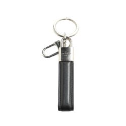 Louis Vuitton Keychain LV Padlock Keyring Charm M00745 Black Silver Leather Metal Women's LOUIS VUITTON