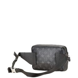 Louis Vuitton Monogram Eclipse Taiga Rama Bum Bag Outdoor Waist Body M30245 Noir Black PVC Leather Women's LOUIS VUITTON