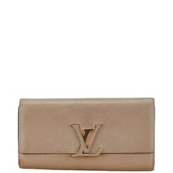 Louis Vuitton Portefeuille Capucines Long Wallet M61249 Gale Beige Taurillon Leather Women's LOUIS VUITTON