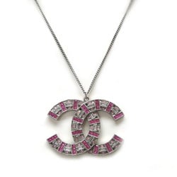 Chanel Deca Coco Necklace B17S Zirconia Pink