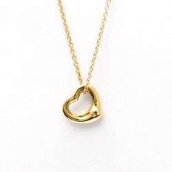 Tiffany Open Heart Pink Gold (18K) No Stone Men,Women Fashion Pendant Necklace (Pink Gold)