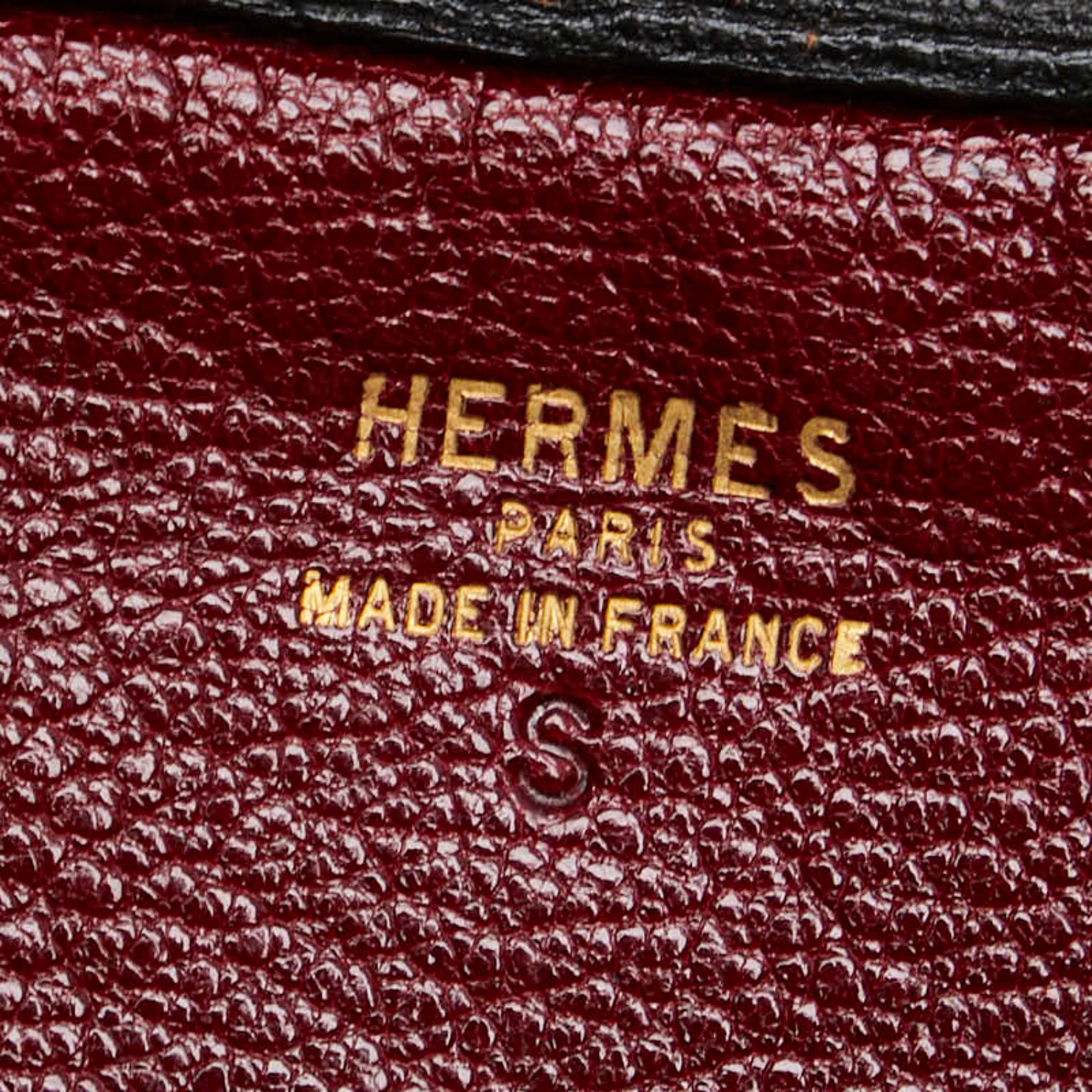 Hermes Jockey Shoulder Bag Red Chevre Women's HERMES