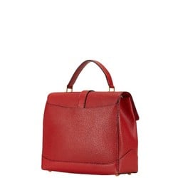 Celine handbag shoulder bag red leather women's CELINE