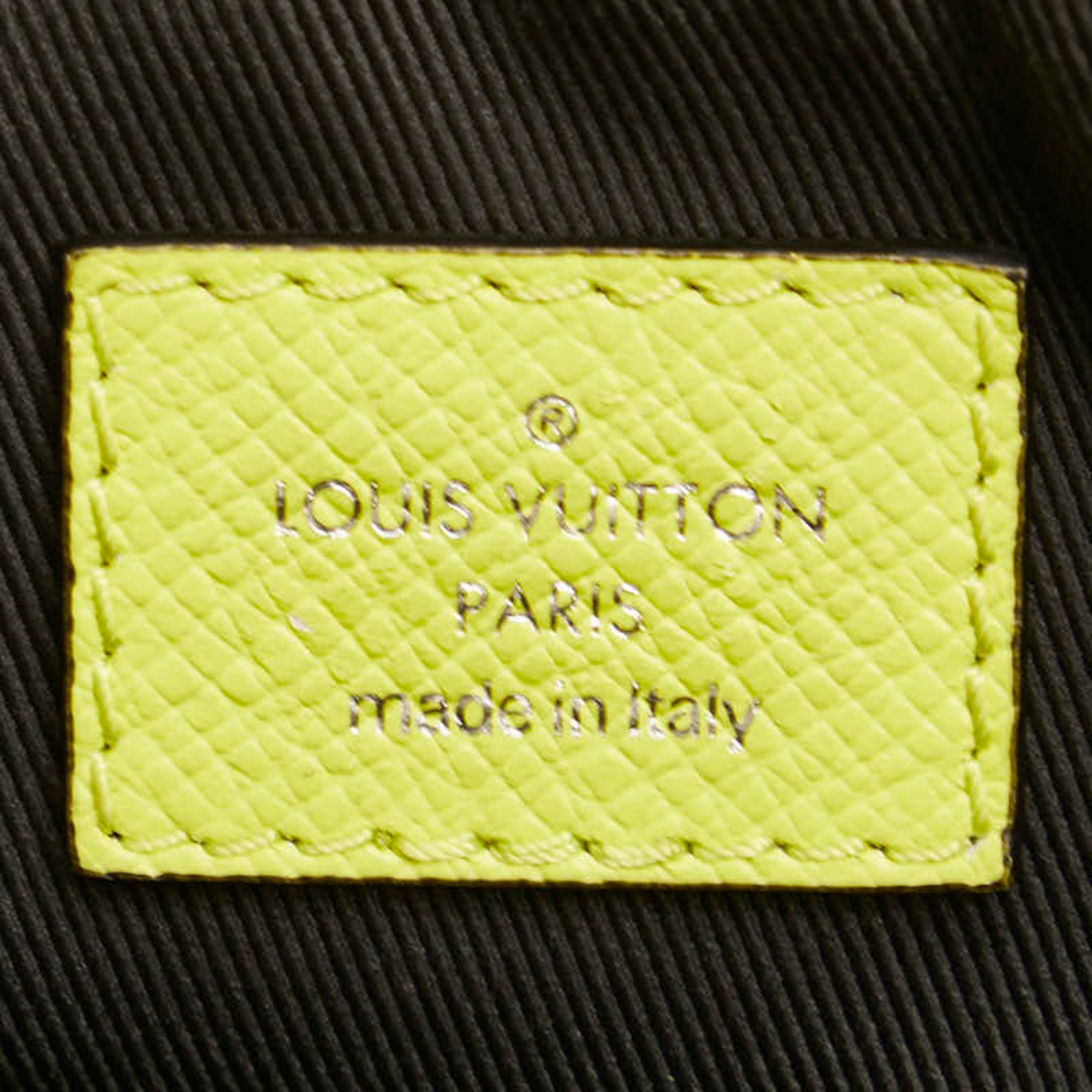 Louis Vuitton Monogram Taiga Rama Body Bag Waist M30251 Jaune Yellow PVC Leather Women's LOUIS VUITTON