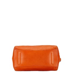 Givenchy Antigona handbag shoulder bag orange leather women's