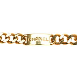 Chanel Coco Mark Medallion Chain Belt Gold Plated Women's CHANEL