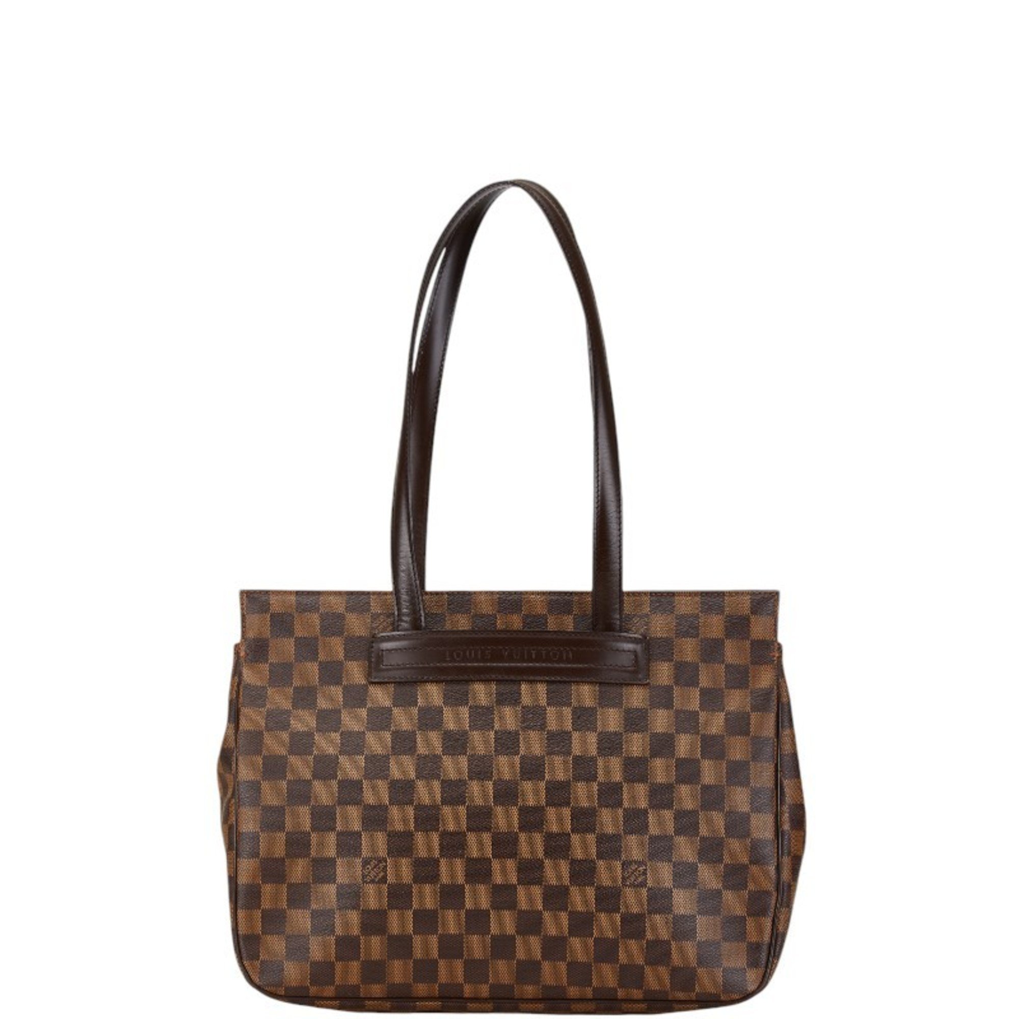 Louis Vuitton Damier Parioli PM Tote Bag Shoulder N51123 Brown PVC Leather Women's LOUIS VUITTON