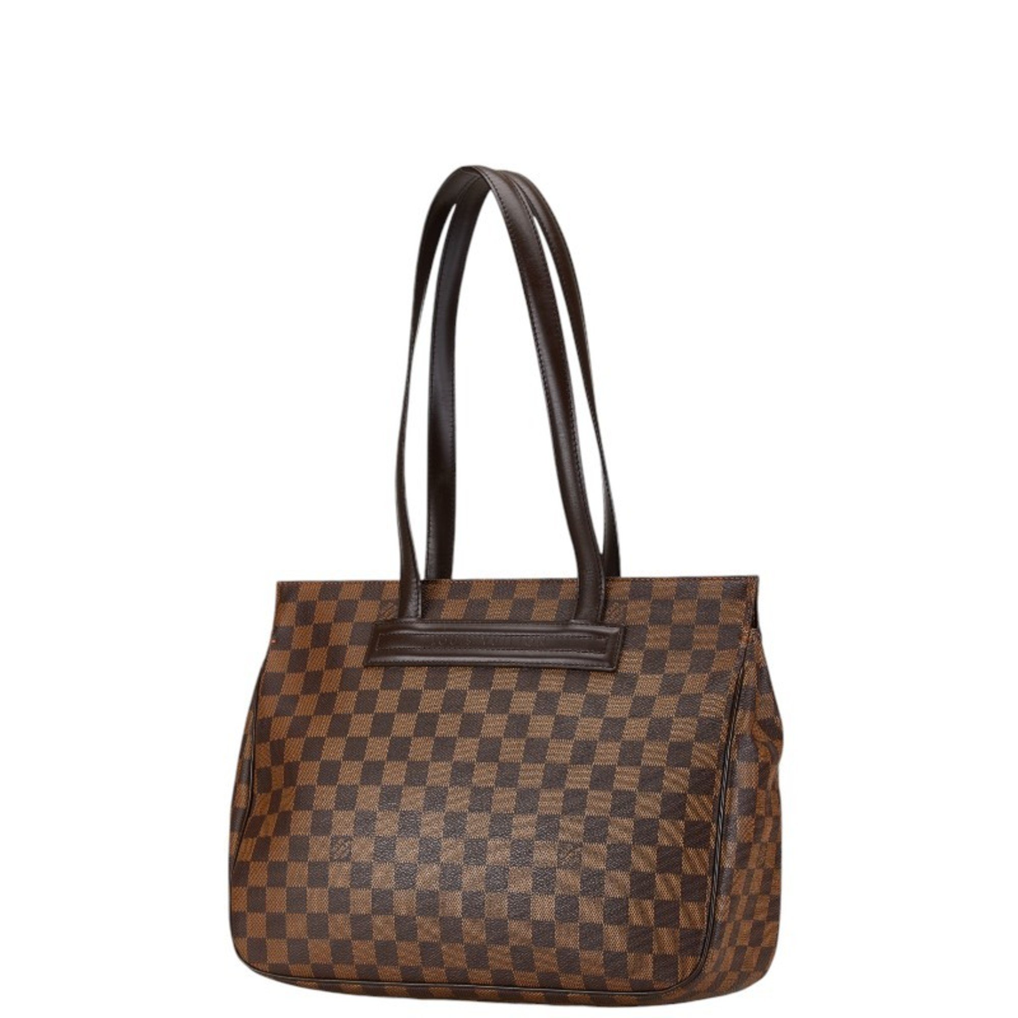 Louis Vuitton Damier Parioli PM Tote Bag Shoulder N51123 Brown PVC Leather Women's LOUIS VUITTON