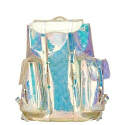 Louis Vuitton Monogram Prism Christopher GM Backpack M44766 Clear Transparent PVC Leather Women's LOUIS VUITTON