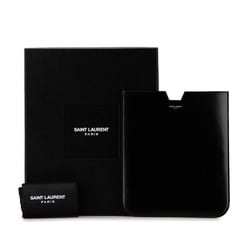 Saint Laurent iPad case black leather women's SAINT LAURENT