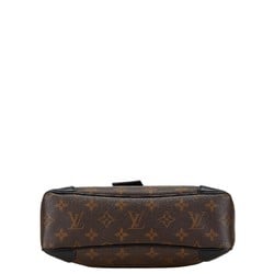 Louis Vuitton Monogram Odeon PM Shoulder Bag M45353 Brown Black PVC Leather Women's LOUIS VUITTON