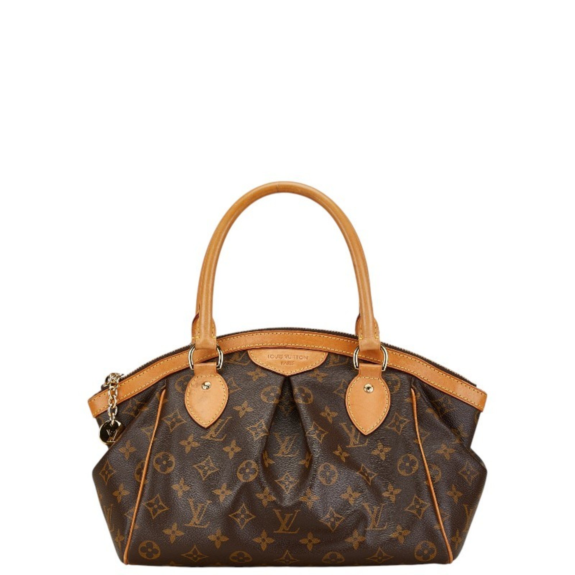 Louis Vuitton Monogram Tivoli PM Handbag M40143 Brown PVC Leather Women's LOUIS VUITTON