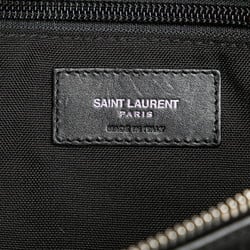 Saint Laurent City Waist Bag Body 634717 Black Canvas Leather Women's SAINT LAURENT