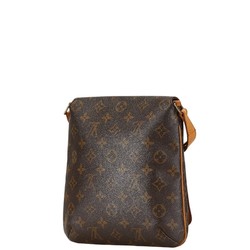 Louis Vuitton Monogram Musette Salsa Short Shoulder Bag M51258 Brown PVC Leather Women's LOUIS VUITTON