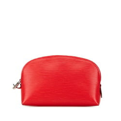 Louis Vuitton Epi Pochette Tick Pouch M41114 Coquelicot Red Leather Women's LOUIS VUITTON