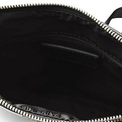 Emporio Armani shoulder bag, body men's, EMPORIO ARMANI leather, black