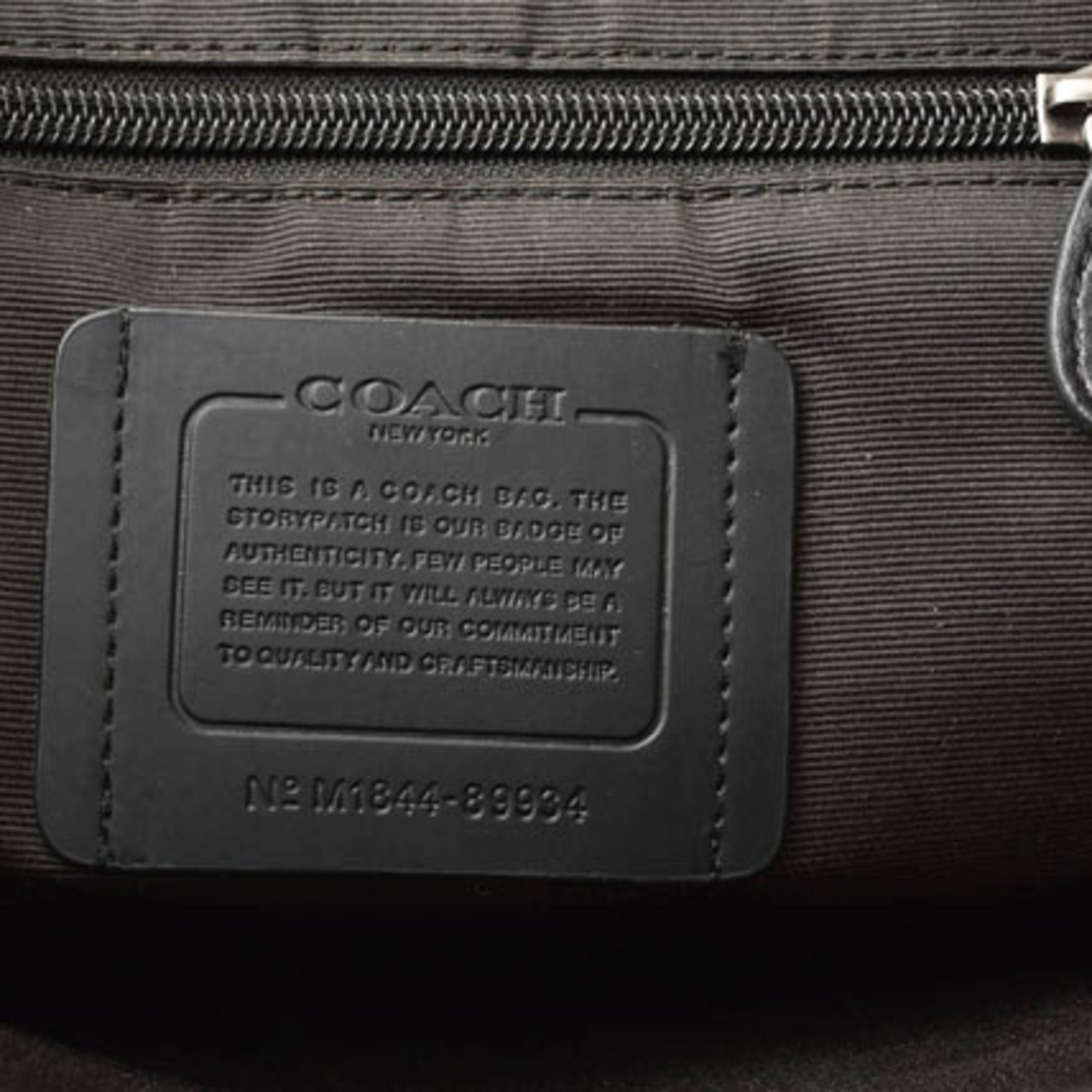 Coach shoulder bag, body waist pouch, men's COACH Graham, 89934 Graham Pack, black