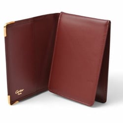 Cartier Card Case, Business Holder, Pass Must de Bordeaux L30000456-ED