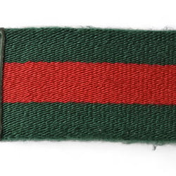 Gucci belt size 85 for men and women GUCCI Sherry line green red 189812 D-ring buckle