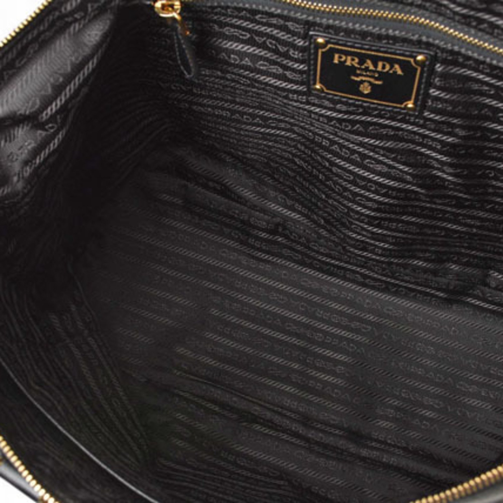 Prada handbag shoulder bag 2way PRADA TESSUTO nylon black with strap