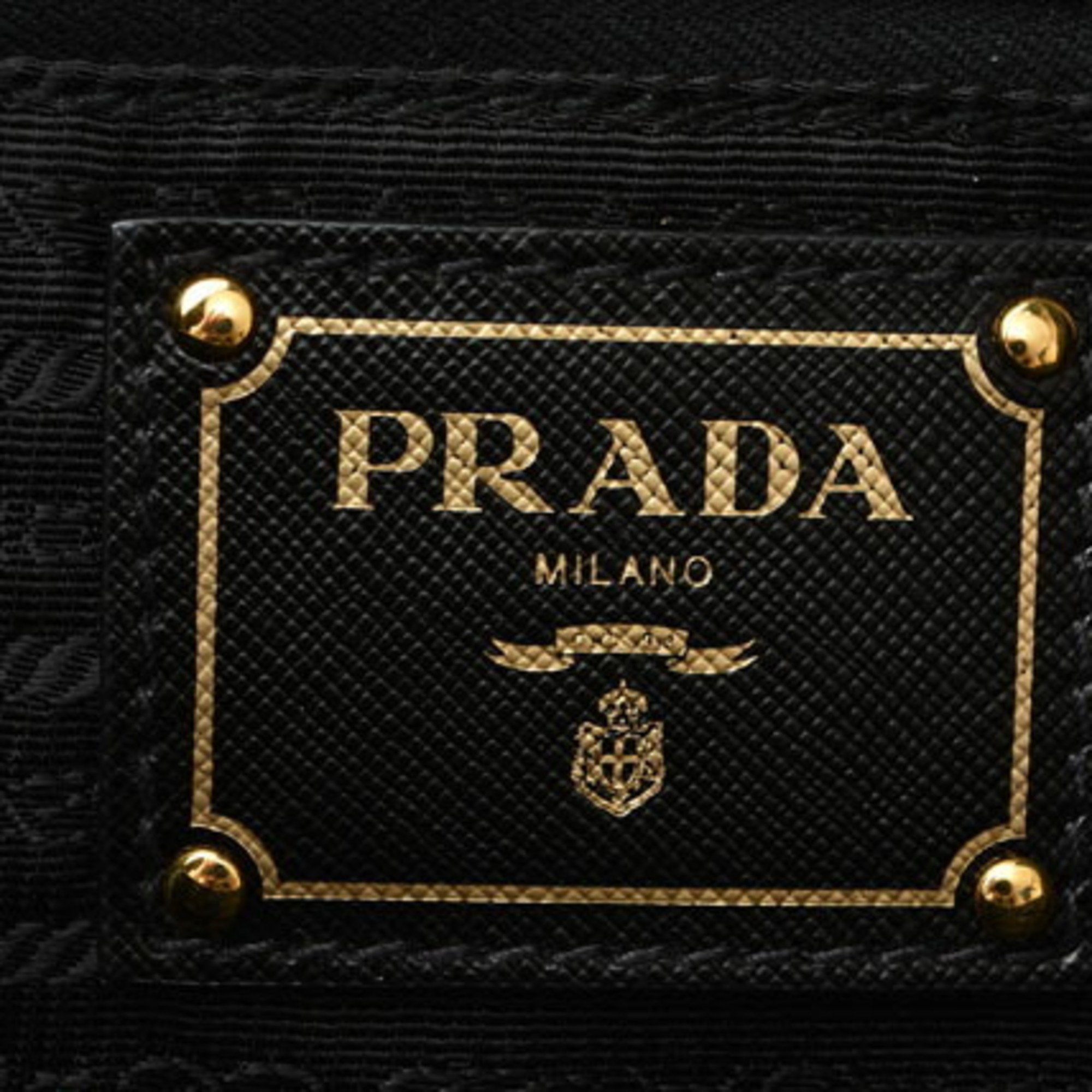 Prada handbag shoulder bag 2way PRADA TESSUTO nylon black with strap