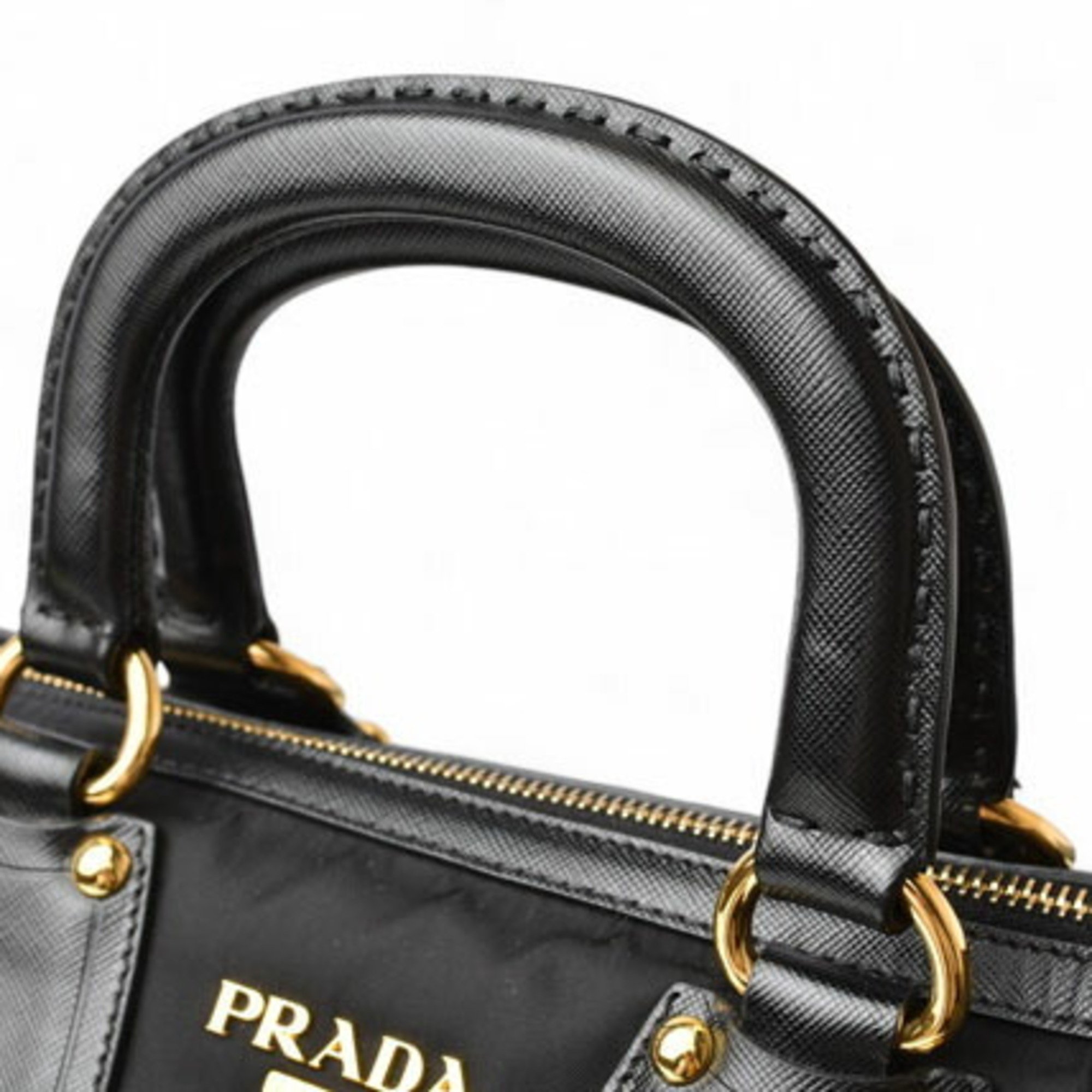 Prada handbag shoulder bag 2way PRADA TESSUTO nylon black with strap