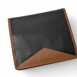 Christian Dior Men's Bi-fold Black Brown