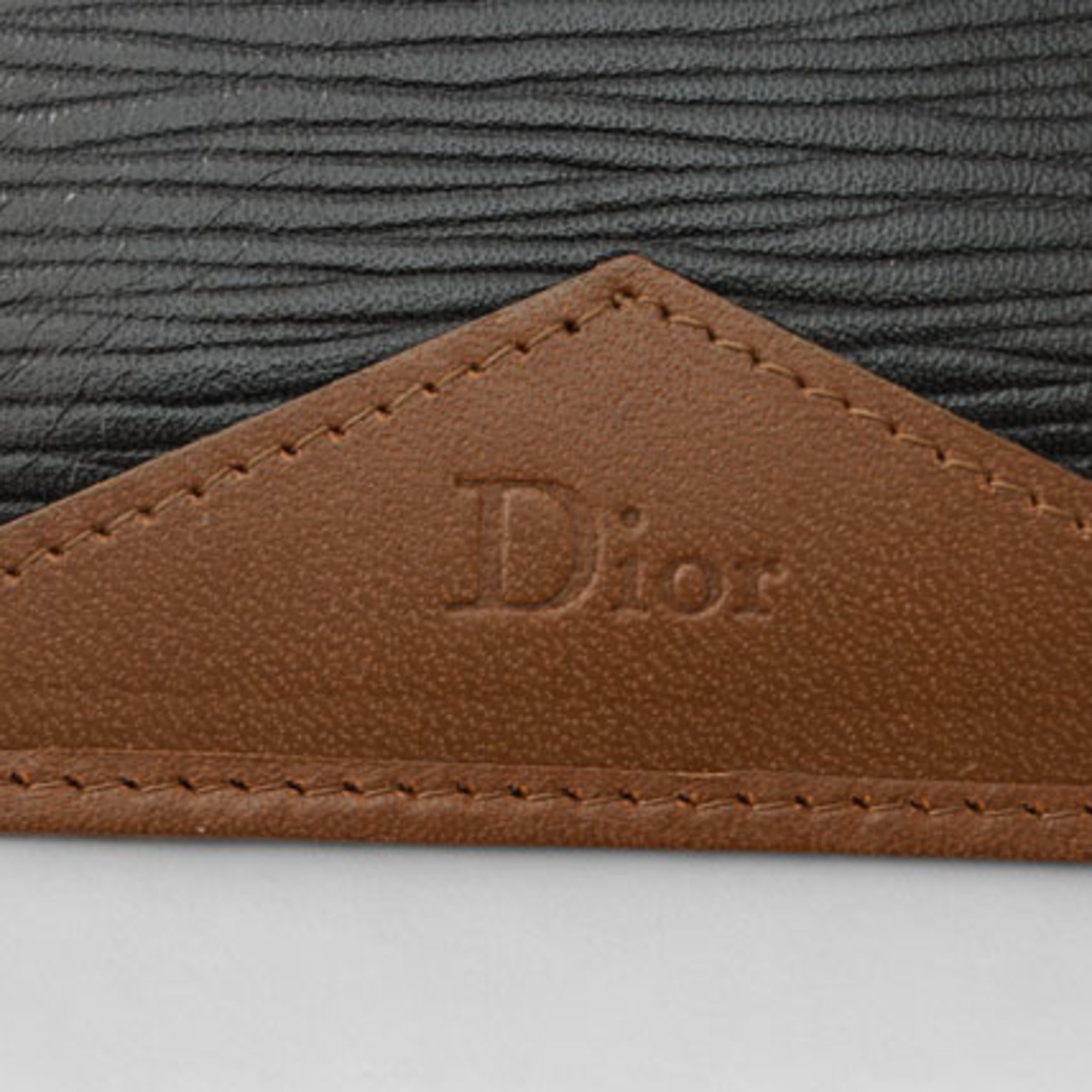 Christian Dior Men's Bi-fold Black Brown