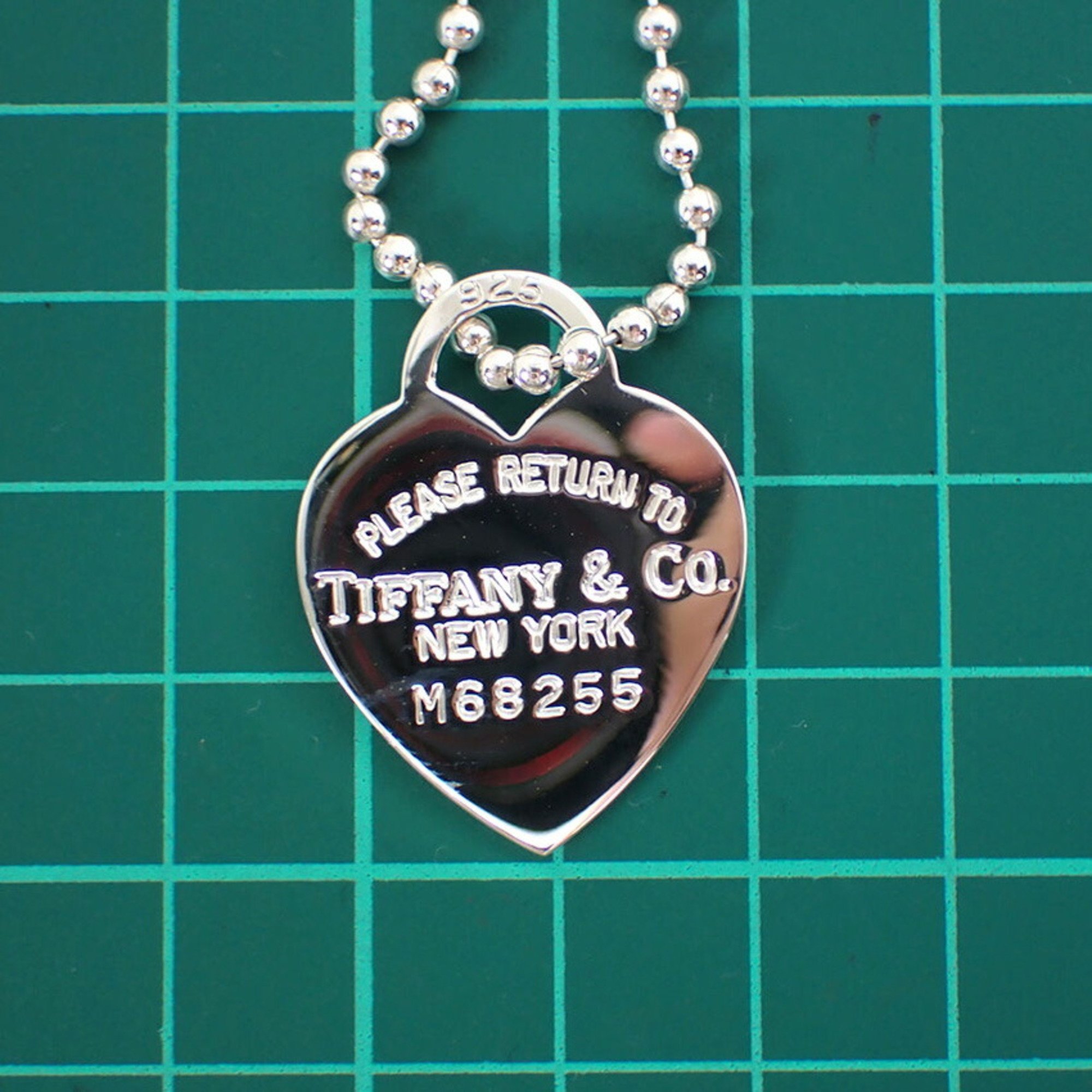 TIFFANY 925 Return to Tiffany Heart Tag Long Pendant