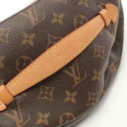 Louis Vuitton LOUIS VUITTON Bum Bag Monogram Waist Body Coated Canvas Leather Men Women Brown M43644