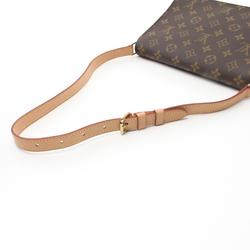 Louis Vuitton Musette Tango Short Strap Monogram Shoulder Bag Coated Canvas Leather Women's Brown M51257