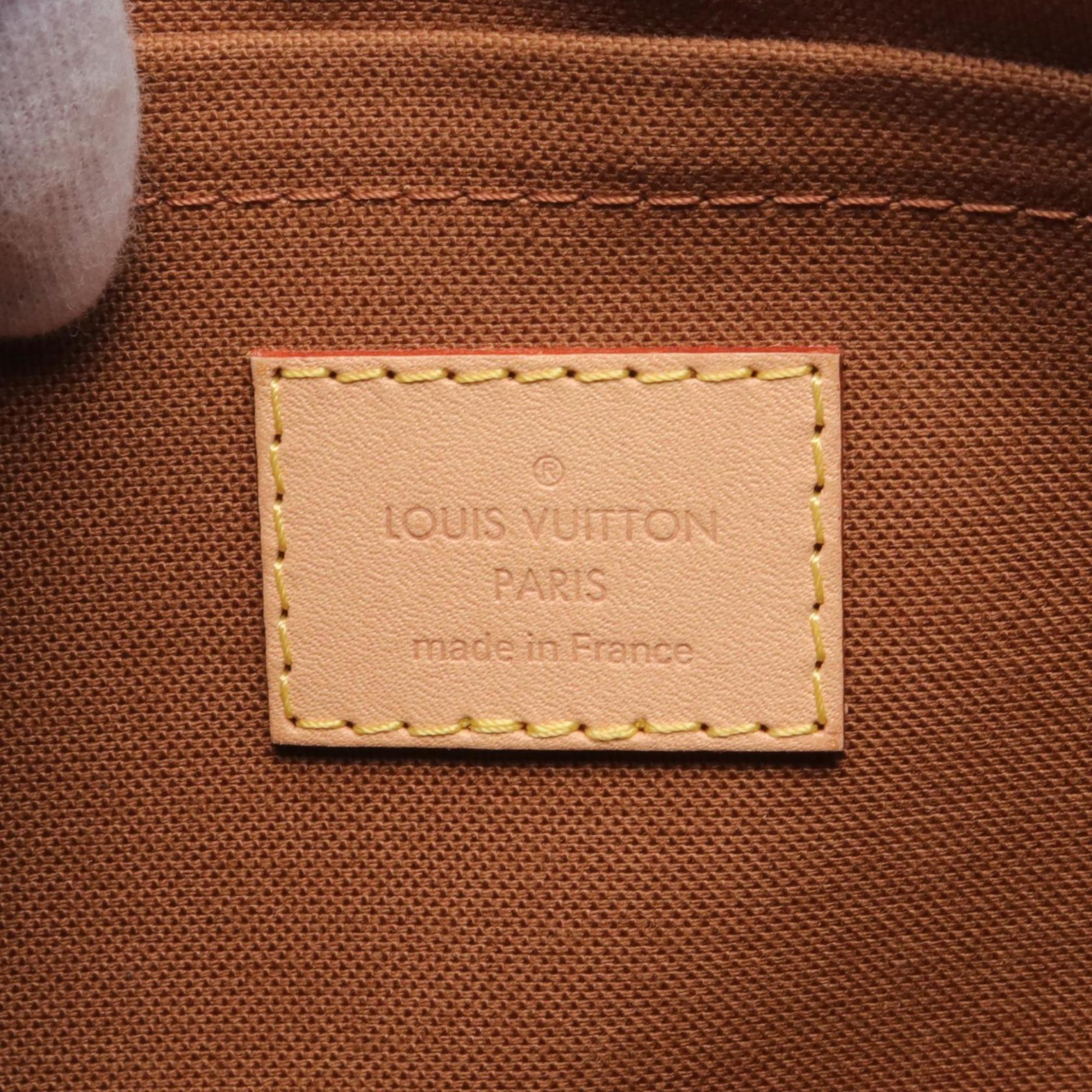 Louis Vuitton LOUIS VUITTON Multi Pochette Accessoires Monogram Khaki Shoulder Bag Coated Canvas Women's Brown M44813