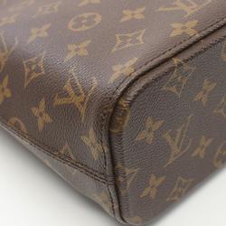 Louis Vuitton LOUIS VUITTON Leco Monogram Tote Bag Coated Canvas Leather Women's Brown M51155